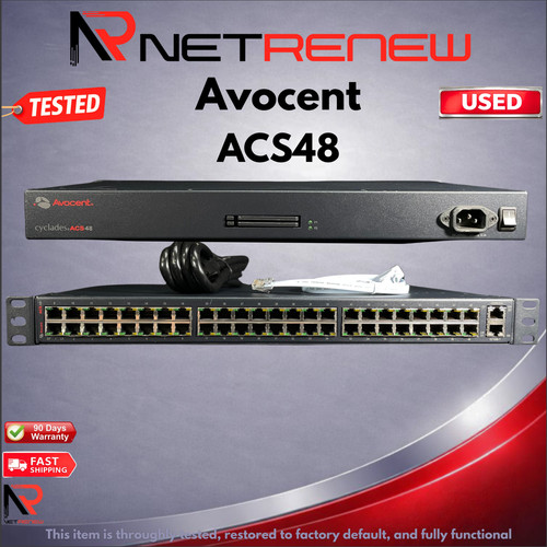 Avocent acs48 48x port - avocent,